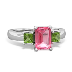 similar item - Three Stone Emerald-cut Trellis