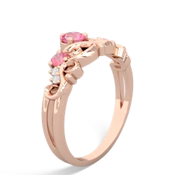 Amethyst Crown Keepsake 14K Rose Gold ring R5740