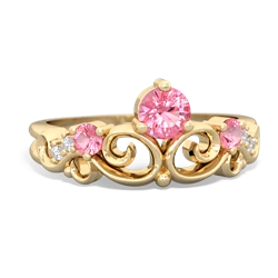 Ruby Crown Keepsake 14K Yellow Gold ring R5740