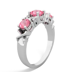 Opal Hugs And Kisses 14K White Gold ring R5016