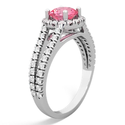 pink_sapphire halo rings