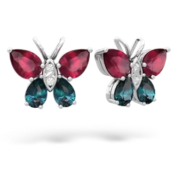 matching earrings - Butterfly