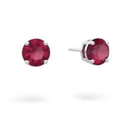 matching earrings - 6mm Round Stud