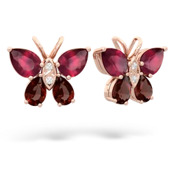 matching earrings - Butterfly