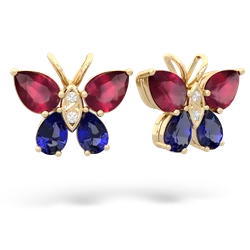 matching earrings - Butterfly