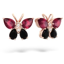 matching earrings - Butterfly