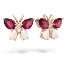 matching earrings - Butterfly