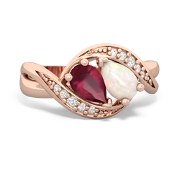 Ruby Summer Winds 14K Rose Gold ring R5342