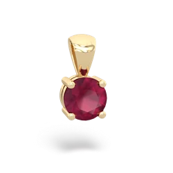 matching pendants - Round Solitaire