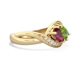 Ruby Summer Winds 14K Yellow Gold ring R5342