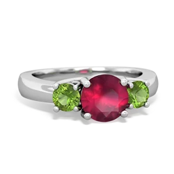 matching rings - Three Stone Round Trellis