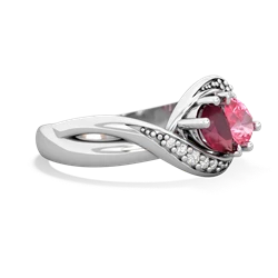 Ruby Summer Winds 14K White Gold ring R5342