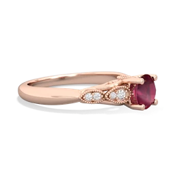 Ruby Antique Elegance 14K Rose Gold ring R3100