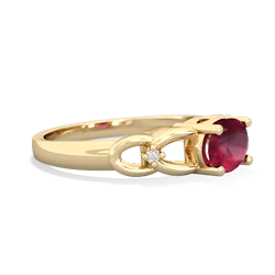 Ruby Links 14K Yellow Gold ring R4032