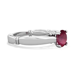 Ruby Renaissance 14K White Gold ring R27806RD