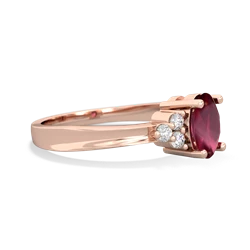 Ruby Simply Elegant 14K Rose Gold ring R2113