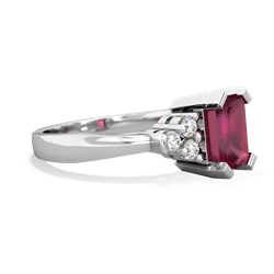 Ruby Timeless Classic 14K White Gold ring R2591