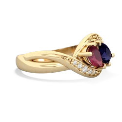 Ruby Summer Winds 14K Yellow Gold ring R5342