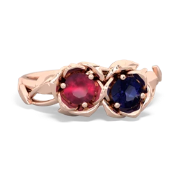 Ruby Rose Garden 14K Rose Gold ring R5510