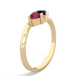 Ruby Sweethearts 14K Yellow Gold ring R5260