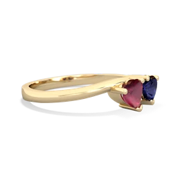 Ruby Sweethearts 14K Yellow Gold ring R5260