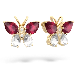 matching earrings - Butterfly