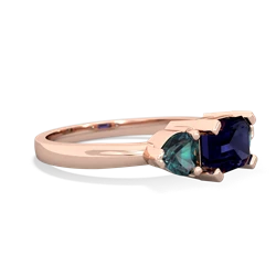 Sapphire Three Stone 14K Rose Gold ring R5235