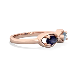 Sapphire Infinity 14K Rose Gold ring R5050