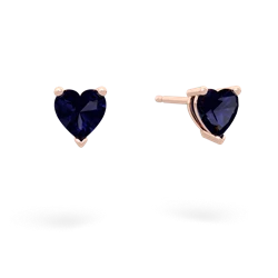 matching earrings - 5mm Heart Stud