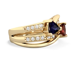 Sapphire Bowtie 14K Yellow Gold ring R2360