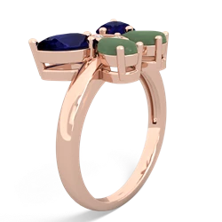 Sapphire Butterfly 14K Rose Gold ring R2215