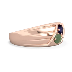 Sapphire Men's Streamline 14K Rose Gold ring R0460