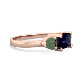 Sapphire Three Stone 14K Rose Gold ring R5235