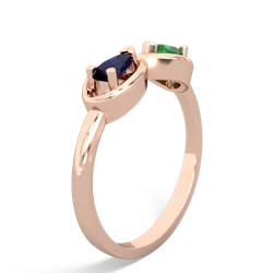 Sapphire Infinity 14K Rose Gold ring R5050