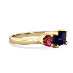 Sapphire Three Stone 14K Yellow Gold ring R5235