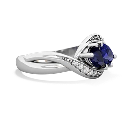 Sapphire Summer Winds 14K White Gold ring R5342