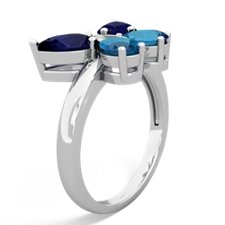 Sapphire Butterfly 14K White Gold ring R2215