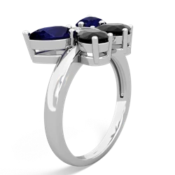 Sapphire Butterfly 14K White Gold ring R2215