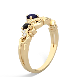 Sapphire Crown Keepsake 14K Yellow Gold ring R5740
