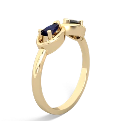 Sapphire Infinity 14K Yellow Gold ring R5050