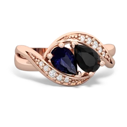 Sapphire Summer Winds 14K Rose Gold ring R5342