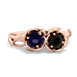 Sapphire Rose Garden 14K Rose Gold ring R5510