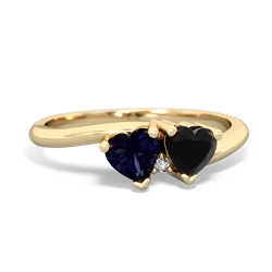 Sapphire Sweethearts 14K Yellow Gold ring R5260