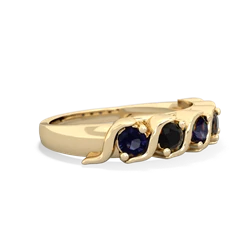 Sapphire Anniversary Band 14K Yellow Gold ring R2089