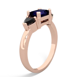 Sapphire Three Stone 14K Rose Gold ring R5235