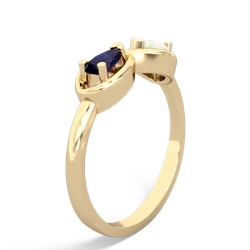 Sapphire Infinity 14K Yellow Gold ring R5050