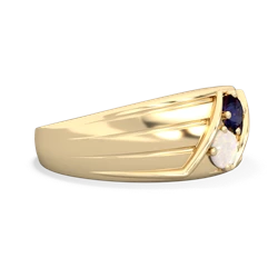 Sapphire Men's Streamline 14K Yellow Gold ring R0460