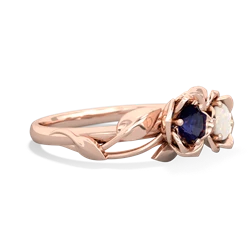 Sapphire Rose Garden 14K Rose Gold ring R5510