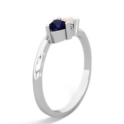 Sapphire Sweethearts 14K White Gold ring R5260