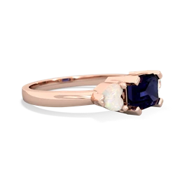 Sapphire Three Stone 14K Rose Gold ring R5235